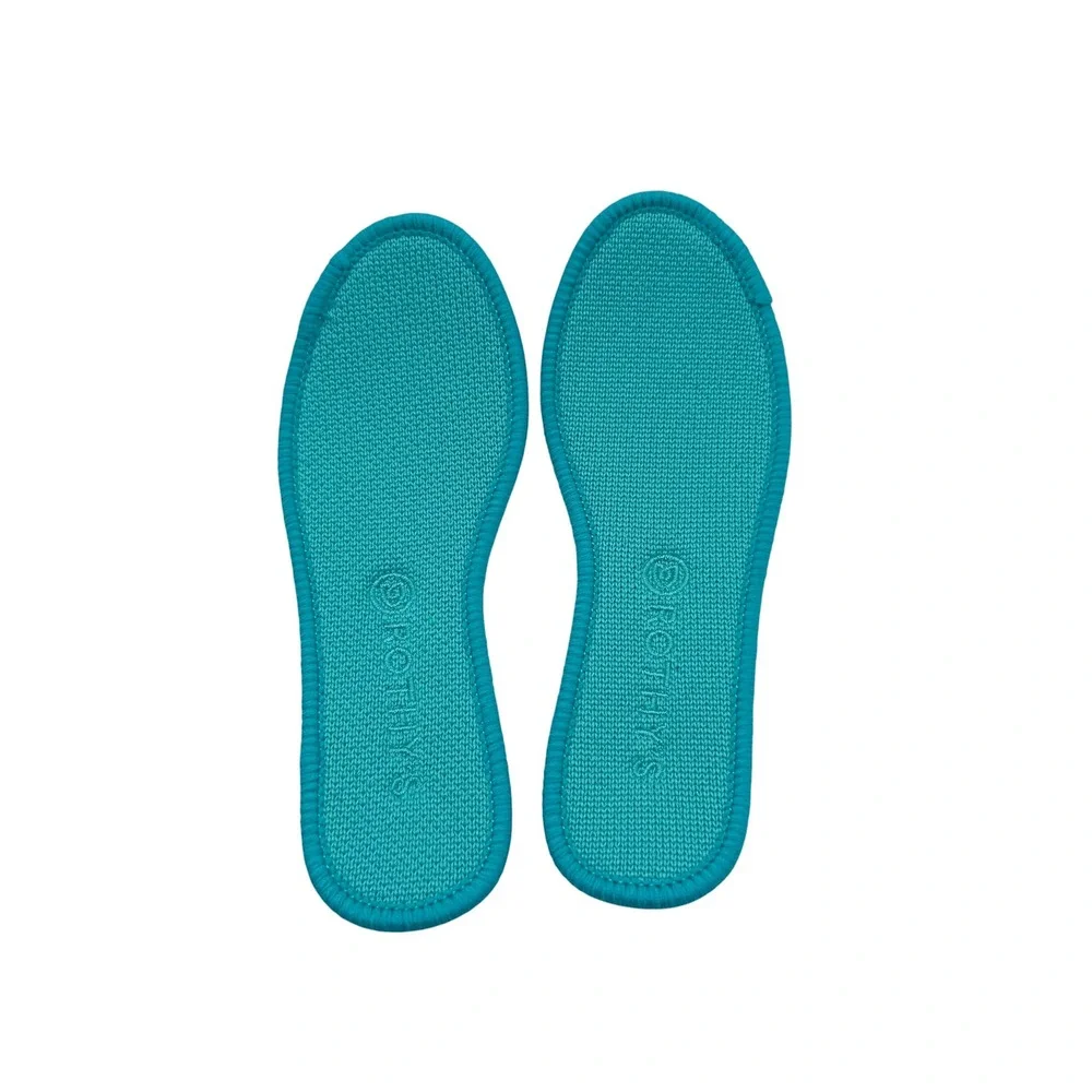 Rothys Kids Loafers Multi Color Metallic Knit Gold Pink Teal Size K11 Flats‎
